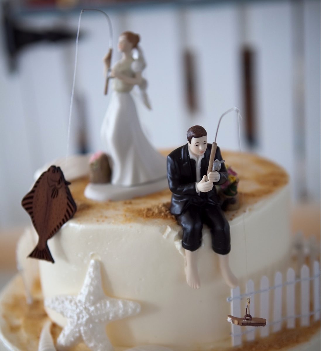 Fish Wedding Cake Toppers Wedding Cake Toppers Fishing Ideas Wedding Decor And Design - Wedding Dress Trend